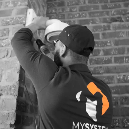 Photo MYSYSTEM Installation caméra sécurité cropped
